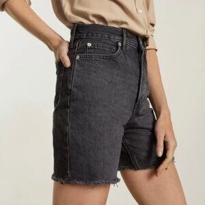 Everlane Rigid Way-High Short washed black size 27
